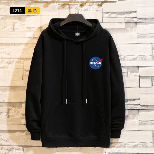 

hooded spring sweater and printed autumn men's trend, Gray