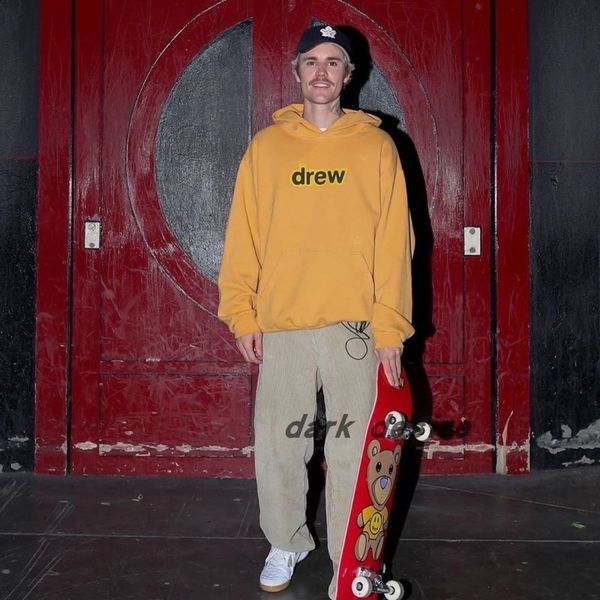 

draw house талисман смайлик лицо писем свитер бибер толстовка, Black