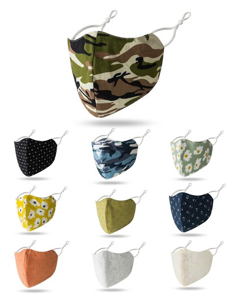 

designer face mask men women fashion cotton reusable face masks adjustable ear carmo mask soft breathable anti dust fog mouth masks