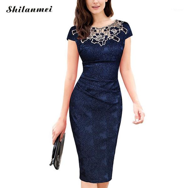 

women elegant crochet lace embroidery flower casual party evening mother of bride special occasion bodycon one piece dress suit1, White;black