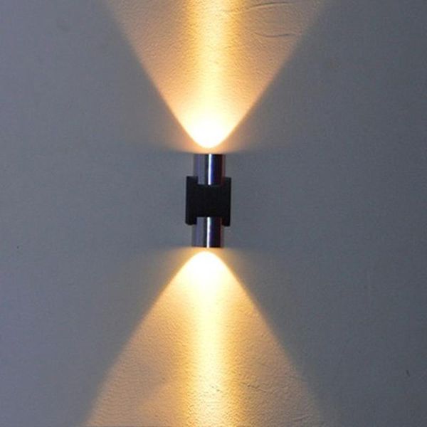 

wall lamp colorful 6w modern led up and down lights aluminum scone for staircase hallway corridor bedroom night light