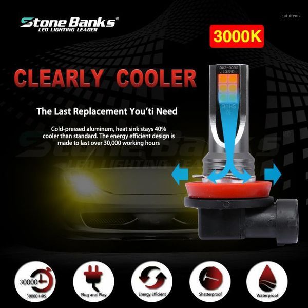 

2pcs h4 led h7 h11 h8 hb4 h1 h3 9005 hb3 auto car headlight bulbs 24w 1600lm car accessories 3000k led fog light lamp 12/24v1