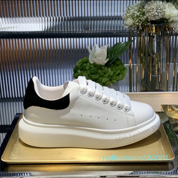 

mens womens leather casual shoes lace up comfort pretty shoes men's trainers daily lifestyle skateboarding shoes size 35-46 r01, Black