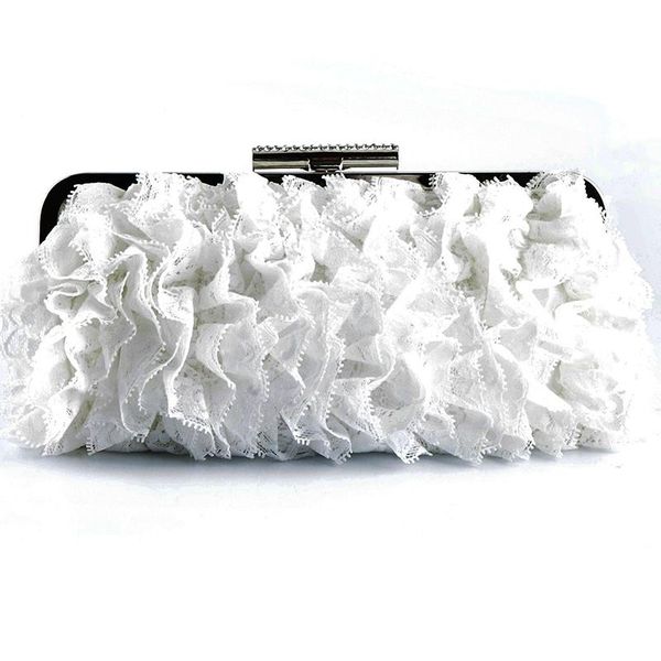 

evening bags xiyuan white lace women clutch purse fashion small ladies mobile phone case daily shoulder crossbody handbags