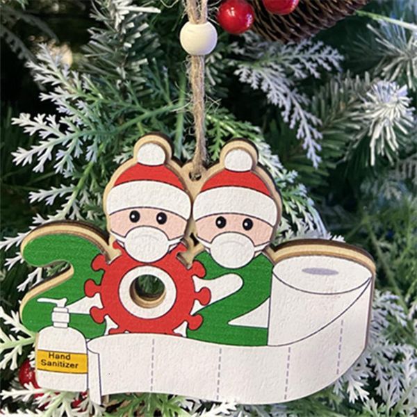 

factorylzdvdecoration shipping 2020 quarantine christmas birthdays dhl gift personalized family of 7 wooden ornament chi