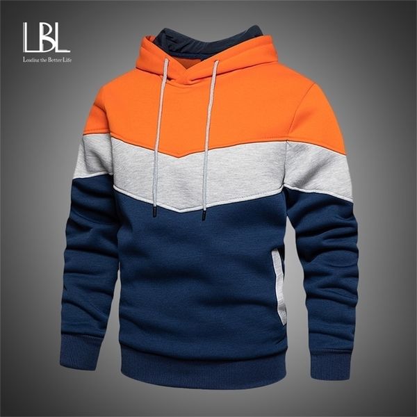 

mens fleece hoodies autumn winter streetwear hooded fashion hoodie casual hip hop sweatshirt new men tracksuit y201001, Black