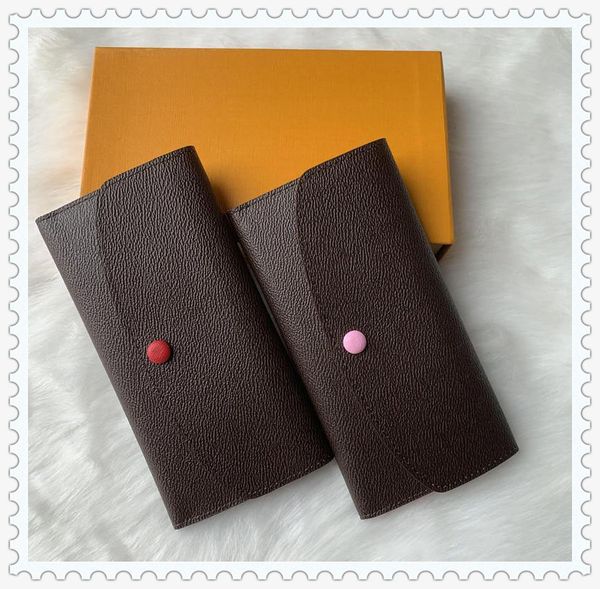 

zz fashion designer women men soft pu leather wallets card holder ladies long coin purse zipper printing handbags, Red;black