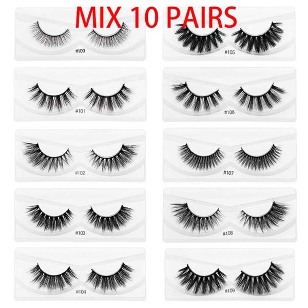 

stock ship out false eyelashes black faux eyelashes beauty tool multi-layers strip lash package wholesale retail factory