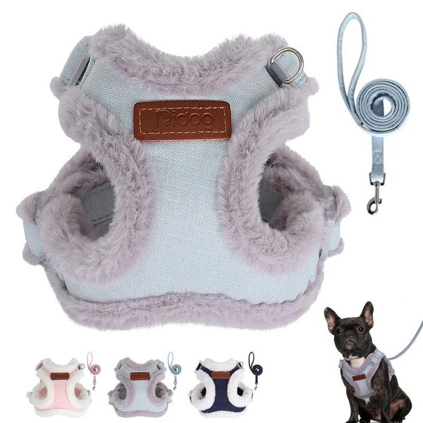 

winter warm dog harness leash set soft padded dog harness vest no pull adjustable pet harness with lead leash arn bbyyvq