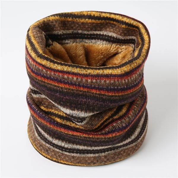 

fashion print ring scarf women winter neck snood scarves female geometric warm fur child men outdoor scarfs t200609, Blue;gray