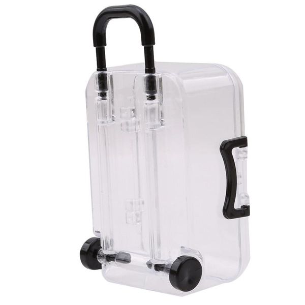 

new cute mini rolling travel suitcase favor box wedding favors party reception candy package new year party supplies decoration