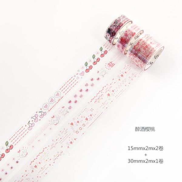 

2016 l set kawaii pink girl heart series decorative adhesive tape washi tape diy scrapbooking masking tape school cute stationery h