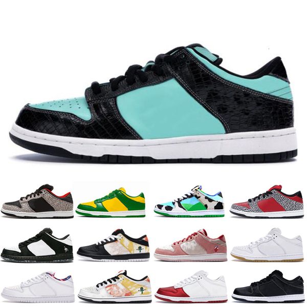 

chunky dunky high men women basketball skateboard shoes sneakers red cement purple lobster panda pigeon mens trainer sports shoes 36-45, White;red