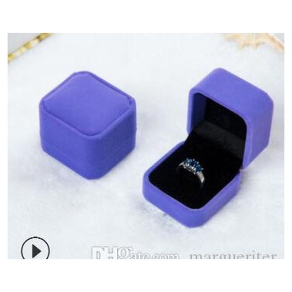 

velvet jewelry storage box earring display organizer square elegant wedding ring case necklace cont jlltyj mx_home