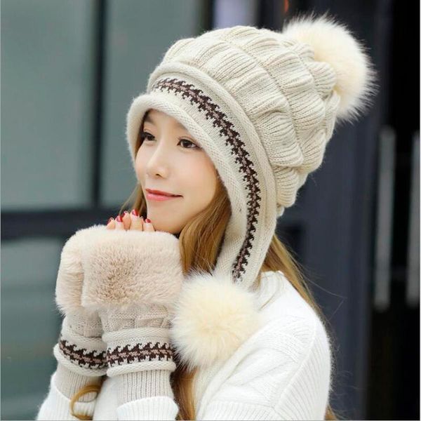 

women's knitted hat women's knitted hat, Blue;gray