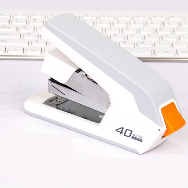 

manual office stapler metal standard stapler with push button 40 sheet capacity effort saving binding stapler 12 staple h wmtmsa