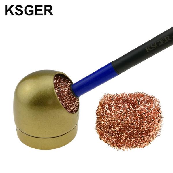 

cleaning steel wire with stand set magic cleaner metal sponge solder stripper cleaning tools soldering solder iron tip cleaner