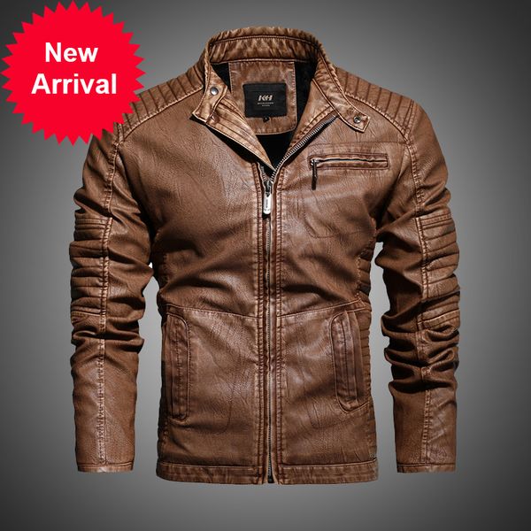 

new autumn warm fork wool coating men's jacket sheltered leather guy, Black;brown