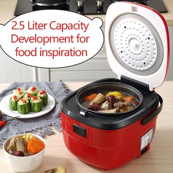 

rice cookers family cooker electric 2.5l 400w multifunctional multicooker soup baby porridge yogurt cake maker