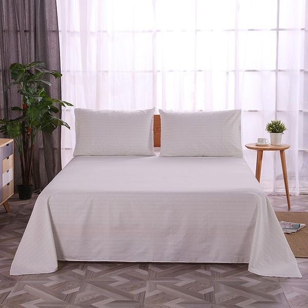 

sheets & sets grounded earth flat sheet white bacteriostasis not included case conductive bed grounding