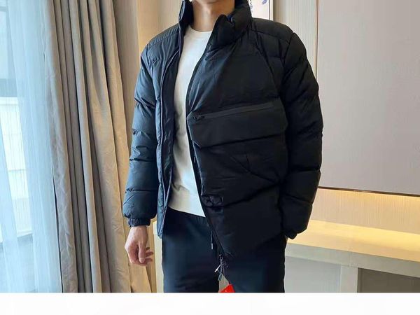 

winter big pockets couples cotton coat upper body is very spiritual chunya anti-coating fabric is comfortable, Black