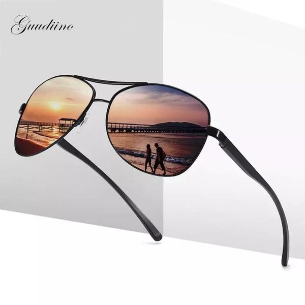 

sunglasses vintage pilot men polarized uv400 driving goggle men's shades women brand alloy mirror sun glasses mm128, White;black