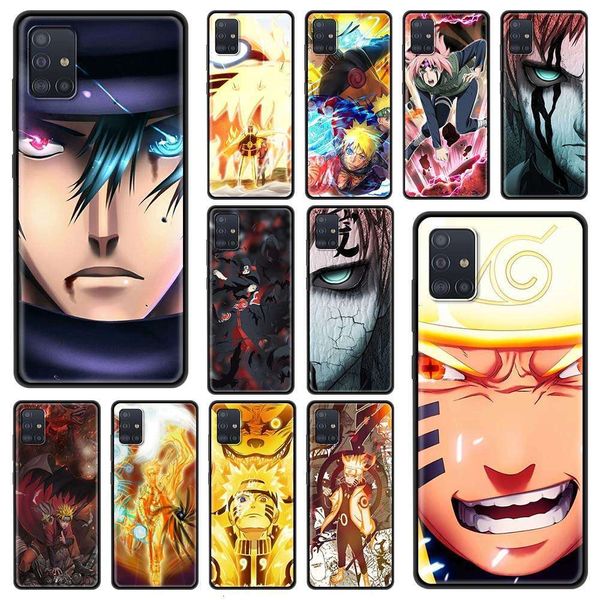 

3samsung galaxy a50 a70 a21s a50s a71s a11 a31 a41 a12 a02s a72 black burnt animated narutocf1