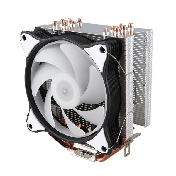 

delefun cpu cooler 6 pure copper 12cm heat pipe cooling tower cooling system 12cm cpu fan radiator for amd