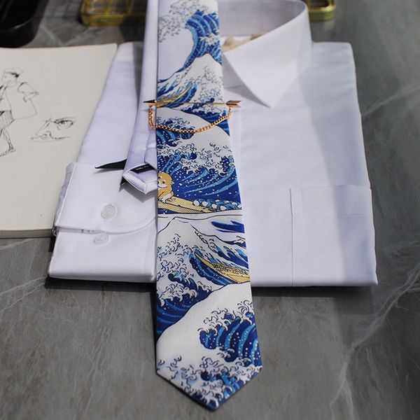 

blue silk tie for wedding party 2020 new original boy brand design 7 cm, Blue;purple