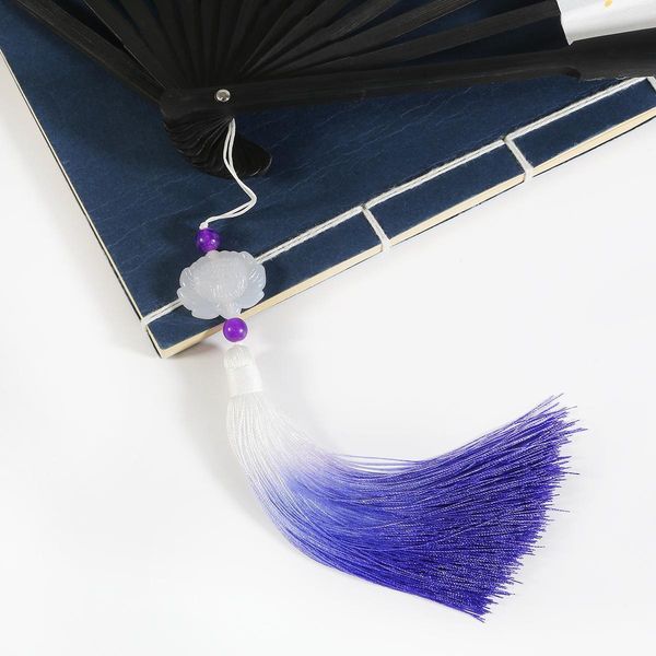 

1pc polyester silk tassel jewelry curtain garment accessories diy key cell phone bag decoration tassels fringe trim h qyljow