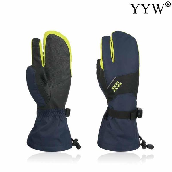 

ski gloves 5colors velvet thicken -30 polyester anti-slip waterproof warm winter men male snowmobile motorcycle cold snow1