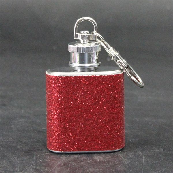 

stainless steel wine bottle with key buckle small hip flask multi colors wines pot new arrival 4 5td l1