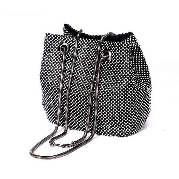 

nxy evening bags gloig new design women soft clutch rhinestones ladies handbags diamonds wedding party evening bags with snake chain purse 2