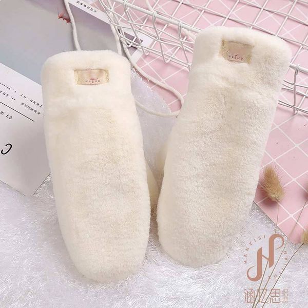 

fashion women' brand gloves for winter and autumn cashmere mittens gloves with lovely fur ball outdoor sport warm winter gloves, Blue;gray