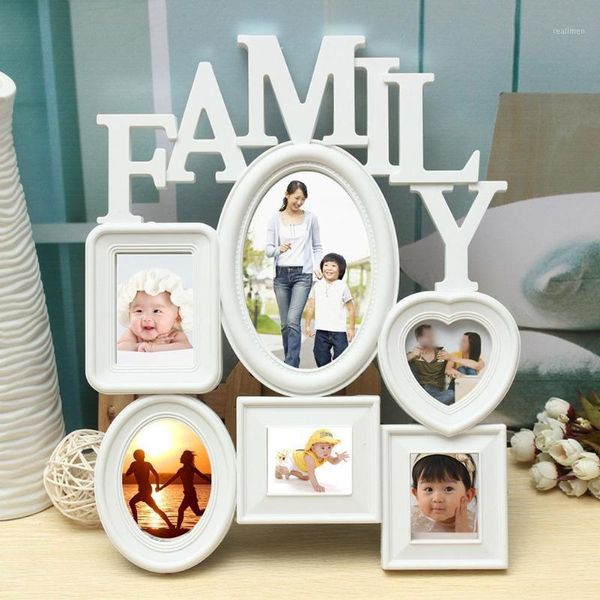 

popular family memory p frame plastic wall-mounted picture display stand 6 multi-size p frame wall home decoration1