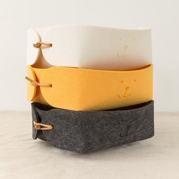 

новая войлочная стойка организатор настольный хранение корзина симпатичный организатор организатор sunrier moving box кабинет декор орнамент