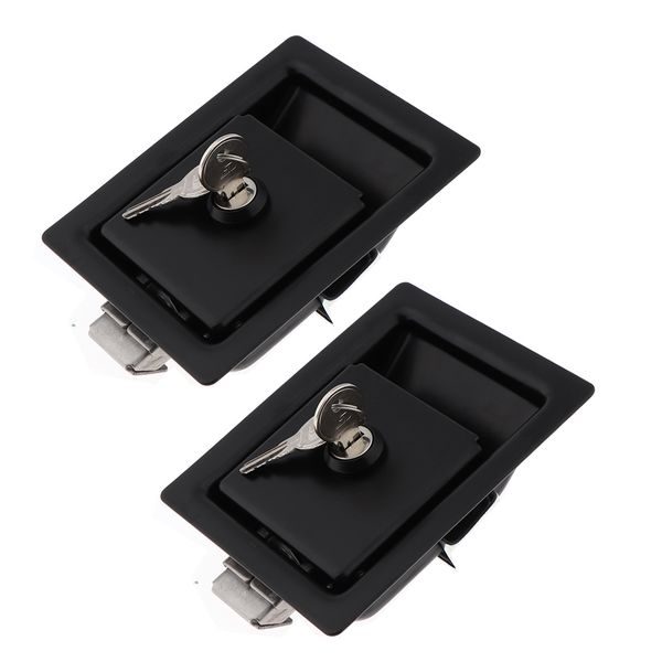 

2pcs paddle latch key lock ,rv trailer entry door locking with 2 keys