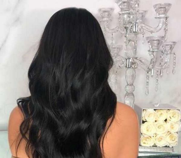 

comfortable breathable rose net natural fashion found that the goods supply long hair and curly hair, Black