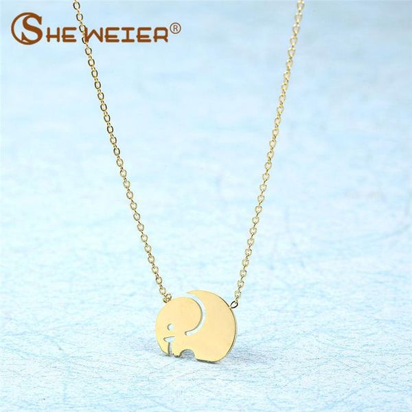 

chains she weire stainless steel necklaces pendants women neckless chain necklace collares fashion jewelry gold choker, Silver