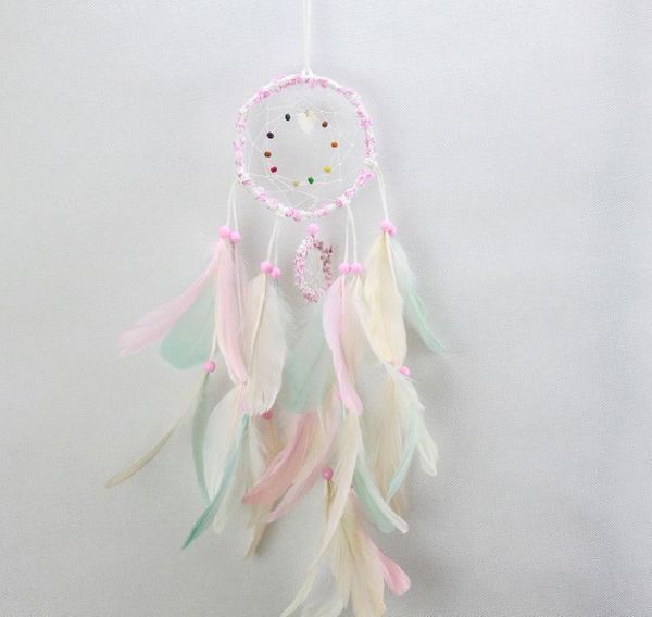 

colorful handmade dream catcher feathers car home wall hanging decoration ornament gift wind chime craft deco jllcwb dh_garden