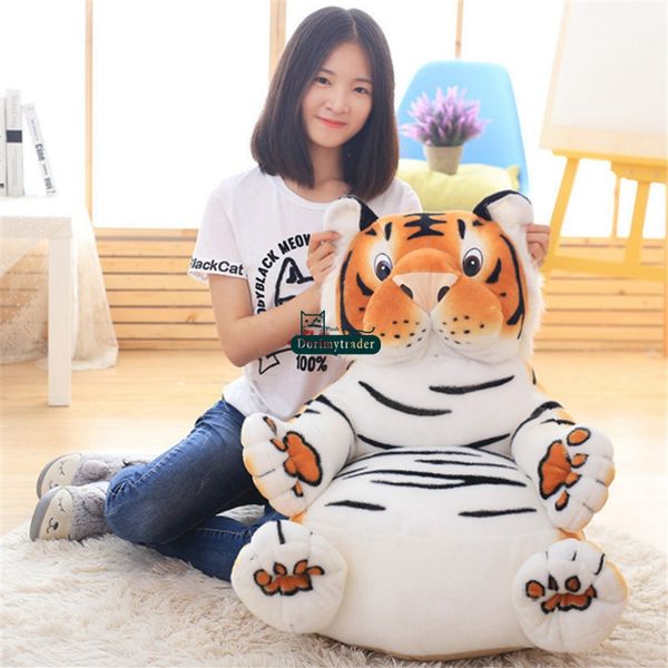 

cartoon x dorimytrader 60cm tiger 60cm anime chair cushion soft stuffed mini kids sofa baby doll gift animal toy plush lovely duck dy61 jgpw
