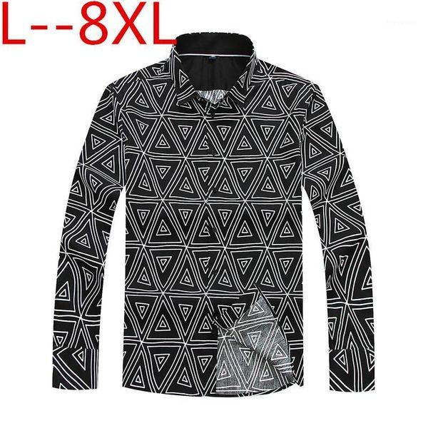 

10xl 8xl 6xl 5xl casual shirts mens long sleeve cotton shirt men brand clothing spring new fashion folds camisa masculina1, White;black