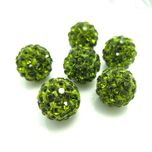 

100pcs 10mm olive green austria beads crystal disco ball beads spacer beads 6 row crystal clay 27 color wmtvxe petsyard