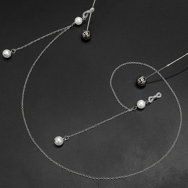 

vintage women simulated pearl glasses chain eyewear stars sunglasses reading cord holder neck strap rope q wmtbyv