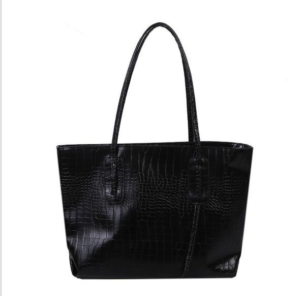 

pu leather shoulder bags for women 2021 new large capacity handle handbagstotes crossbody women alligator bags purses
