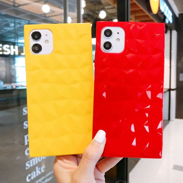 

11 mobile suitable phone square for case se2 pattern xsmax fall proof tpu protective cover 678 diamond