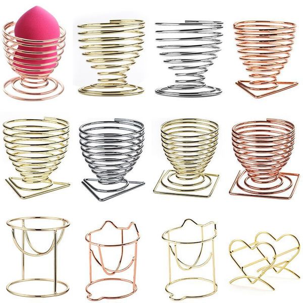 

10styles puff holder storage beauty makeup egg mildew proof gourd wash face flap bracket water drop flap makeup rack beauty aids dhl free