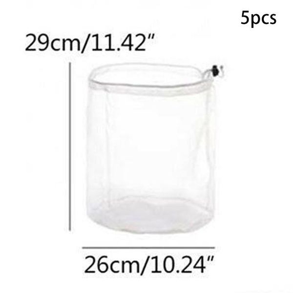 

laundry bags lingerie bag shoes travel friendly white 5pcs drawstring washing