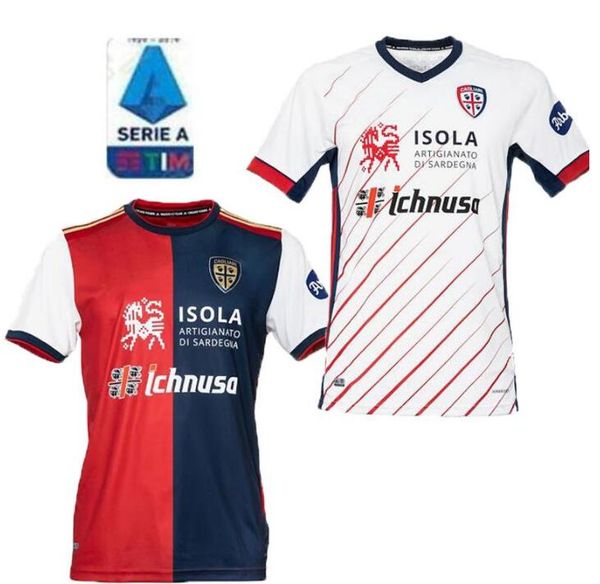 

20 21 cagliari calcio soccer jerseys home away joao pedro nainggolan pavoletti 2020 2021 nandez pellegrini maglie da football shirt thailand, Black;yellow