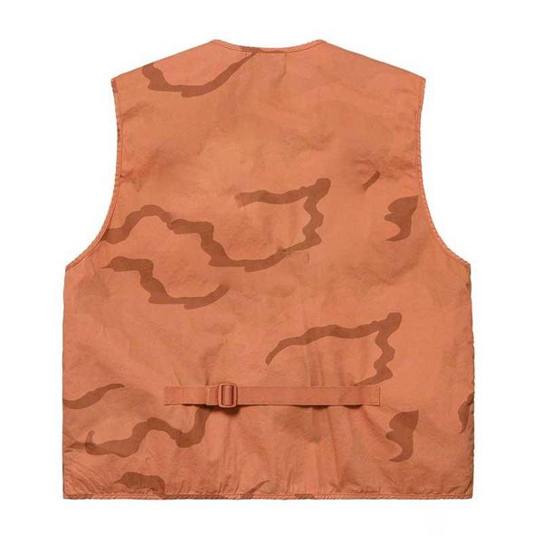 

designer- fashion 19ss camo cargo vest tactical clothing mountain outdoor men women coat street casual sport outwear jacket size s-xl, Black;white